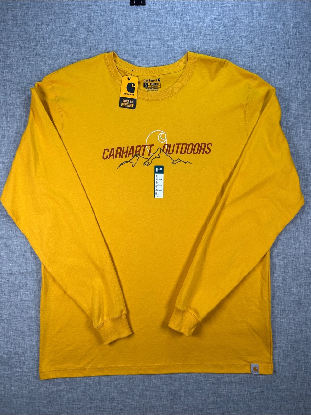 NWT Carhartt XL Tall Outdoors Graphic Heavyweight Long Sleeve Shirt